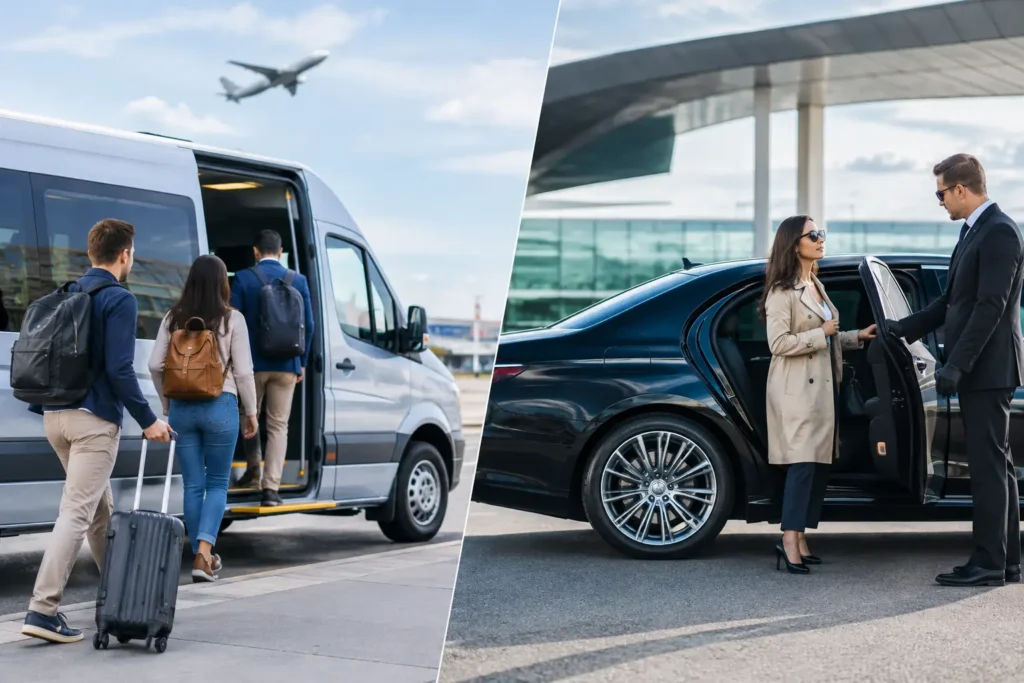 Airport Shuttle Versus Black Car: Which Fits?