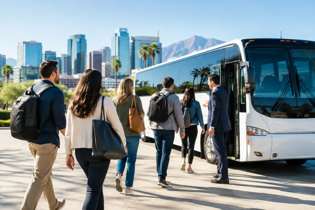 How to Arrange Group Transportation in Phoenix