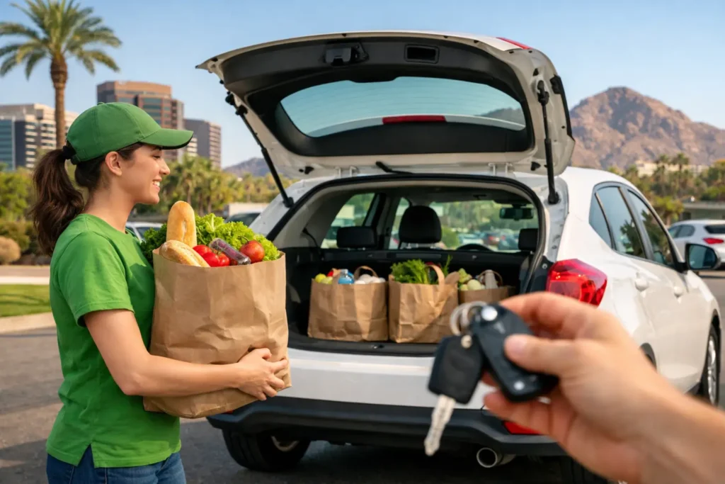 Instacart Delivery Car Rental Phoenix Options